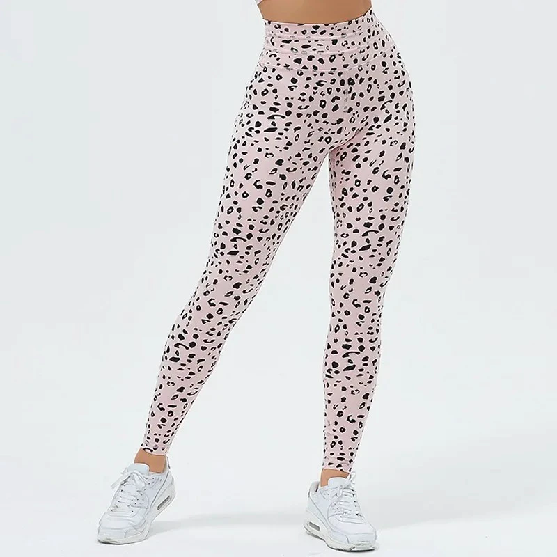 Comfortable Lightweight Women Yoga Leggings for Gym Fitness Workout with High Waist and Flexible Stretch Fabric
