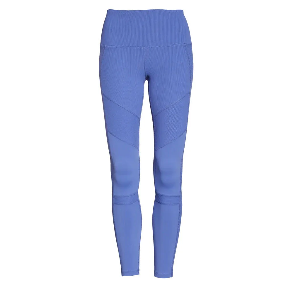 Low MOQ Solid Mid Waist High Quality Breathable Eco-Friendly Quick Dry Elastic Waist Women Legging for Fitness Wear