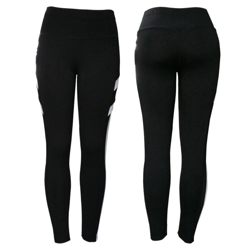 Wholesale Women Yoga Leggings High Waist Tummy Control Simple Solid Eco-Friendly Seamless for Workout Fitness Running Stretch