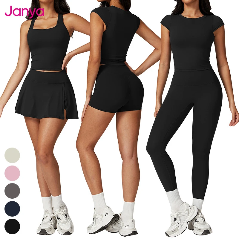 New Activewear Quick Dry High Waist Sports Clothing 5 Piece Suit Custom Logo Wear Workout Yoga Set for Women Gym Fitness Sets