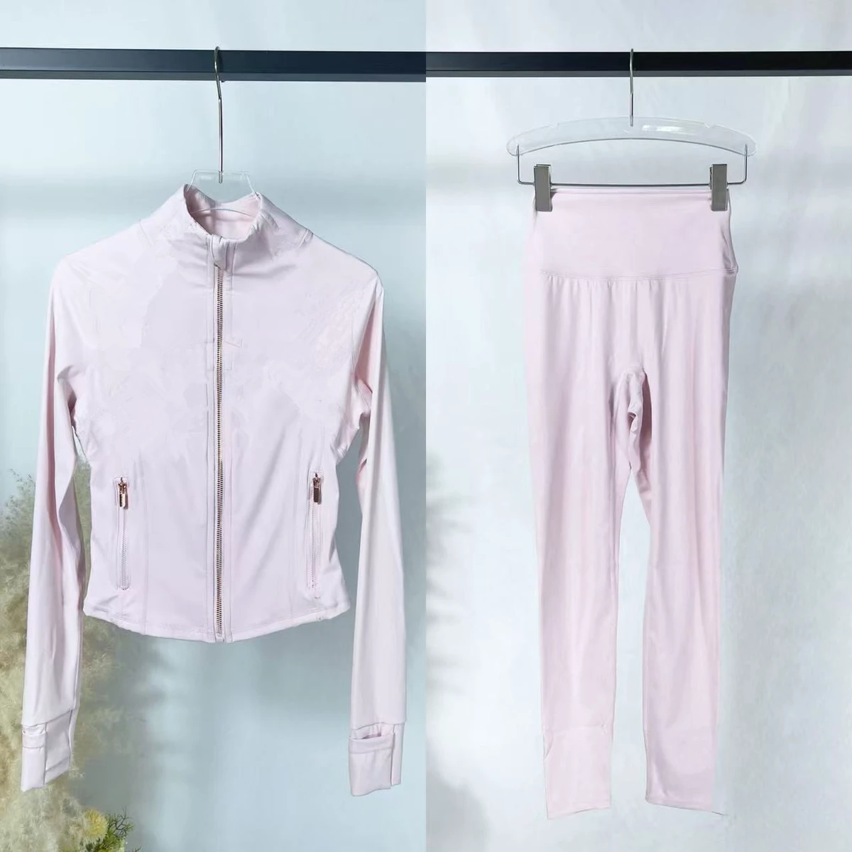 Crop Top Sport Slimming Quick-drying Breathable Yoga Wear Short Women's Jacket+Leggings Yoga Set High-Waist Yoga Leggings