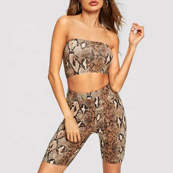 Soft Touch Two Piece Yoga Wear Set Women Private Label Factory Spandex Blend 220 GSM Eco-Friendly Breathable High-Waisted