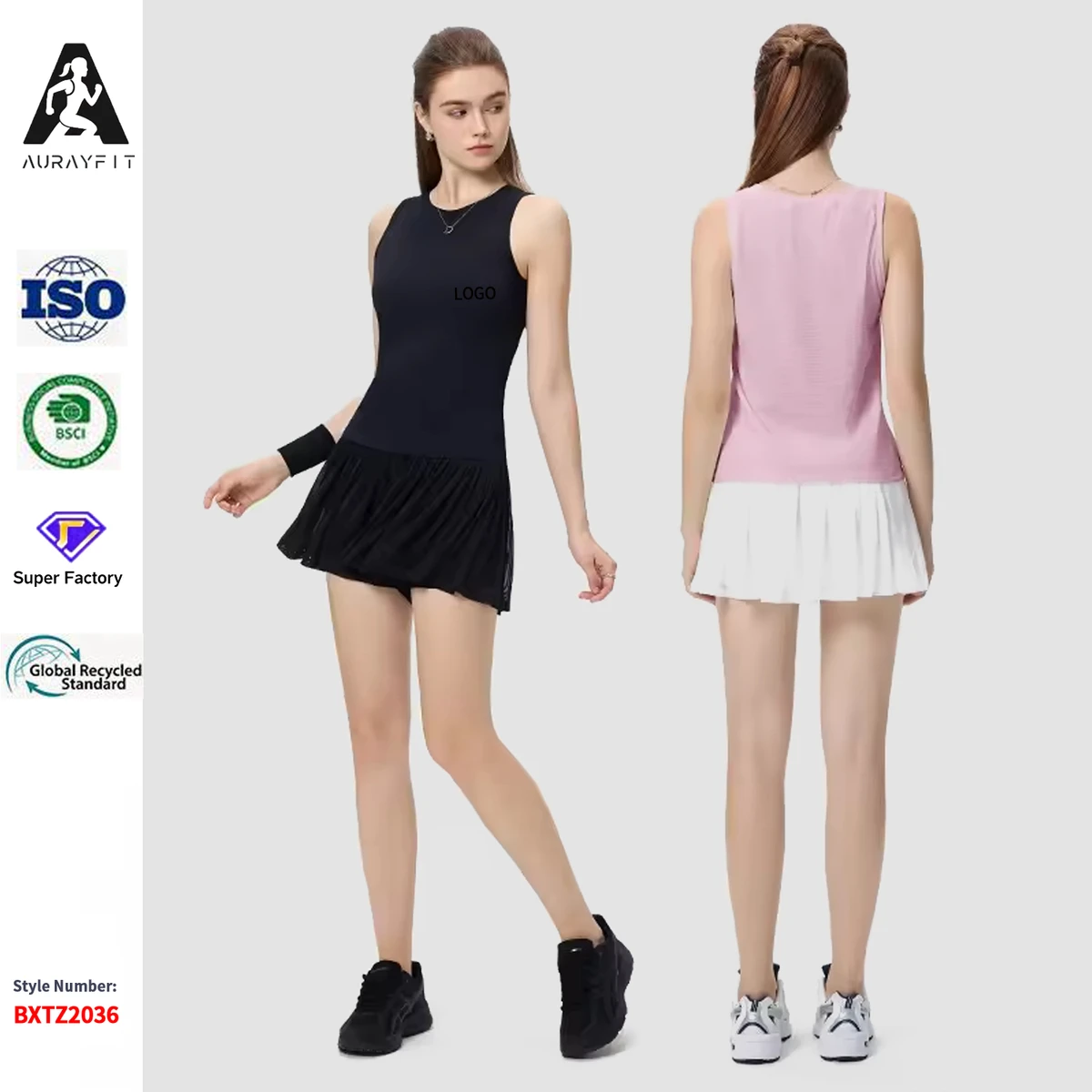 Sports Sleeveless Tight Women's New Quick-drying Spandex/Nylon Yoga Vest Pilates Training Running Badminton Fitness Top