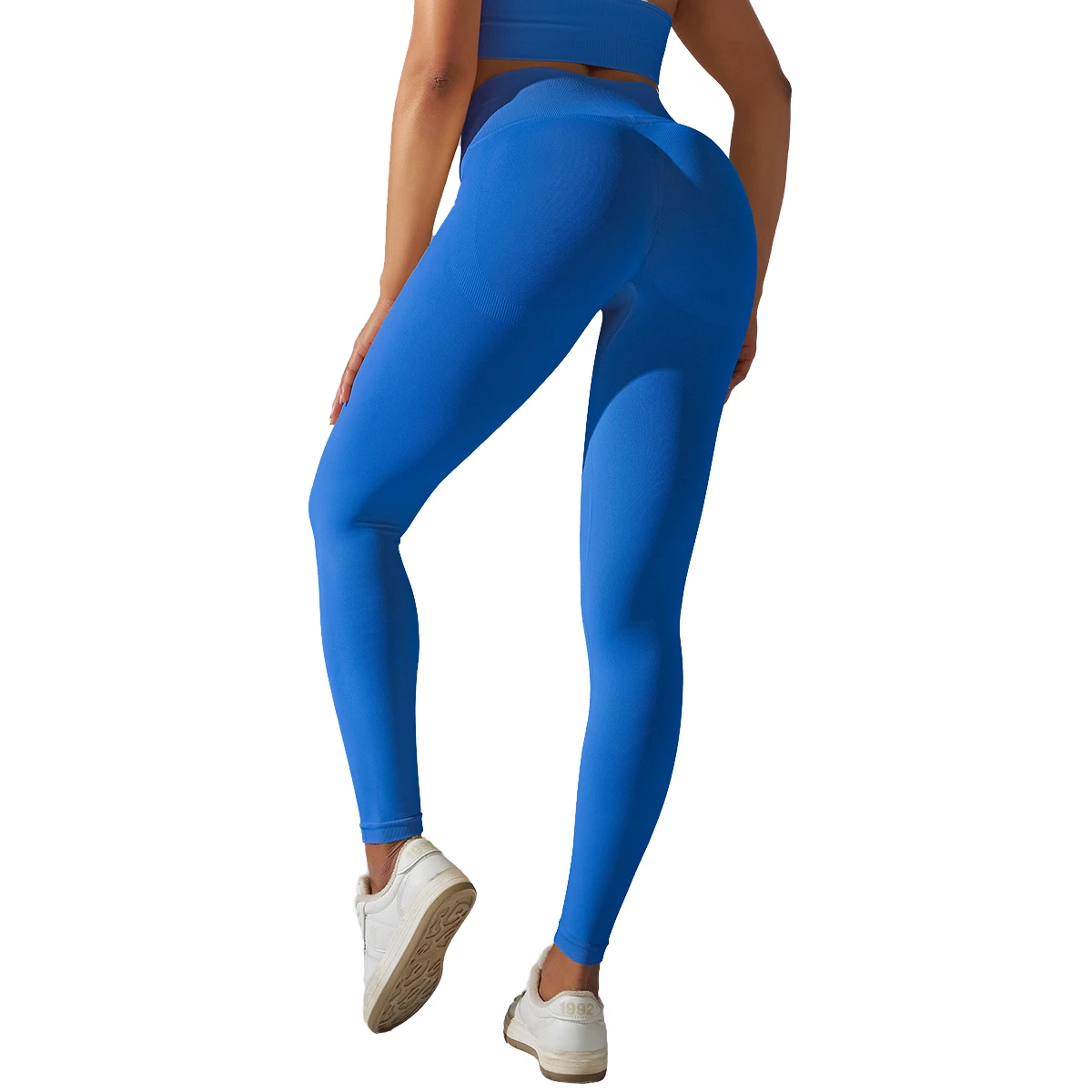Custom Solid Lightweight Breathable Nylon Spandex Women's Compression Gym Active Wear Leggings Workout Yoga Activewear Seamless