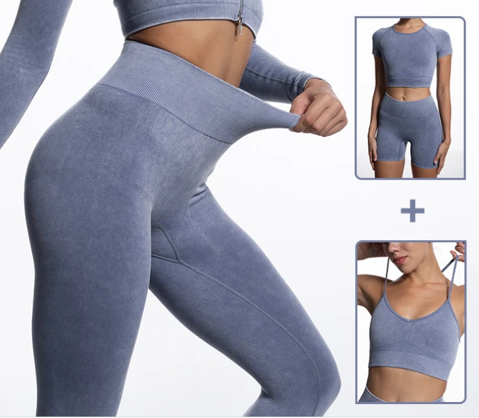 2025 New High Quality Factory Wholesale Yoga Fitness yoga Sportswear Legging Sport Gym Fitness Sets 3 Piece Yoga Set