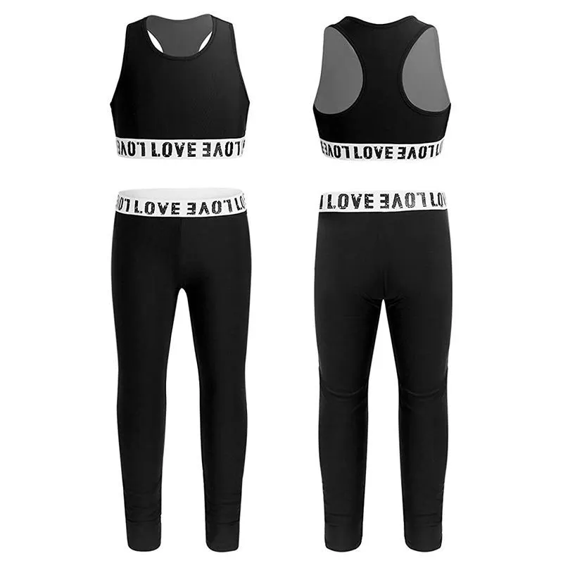 Custom Branding Waist Hem Bra & Legging Yoga Sets Sports & Active Wear Women's 2-Piece Gym Fitness Compression Yoga Suit