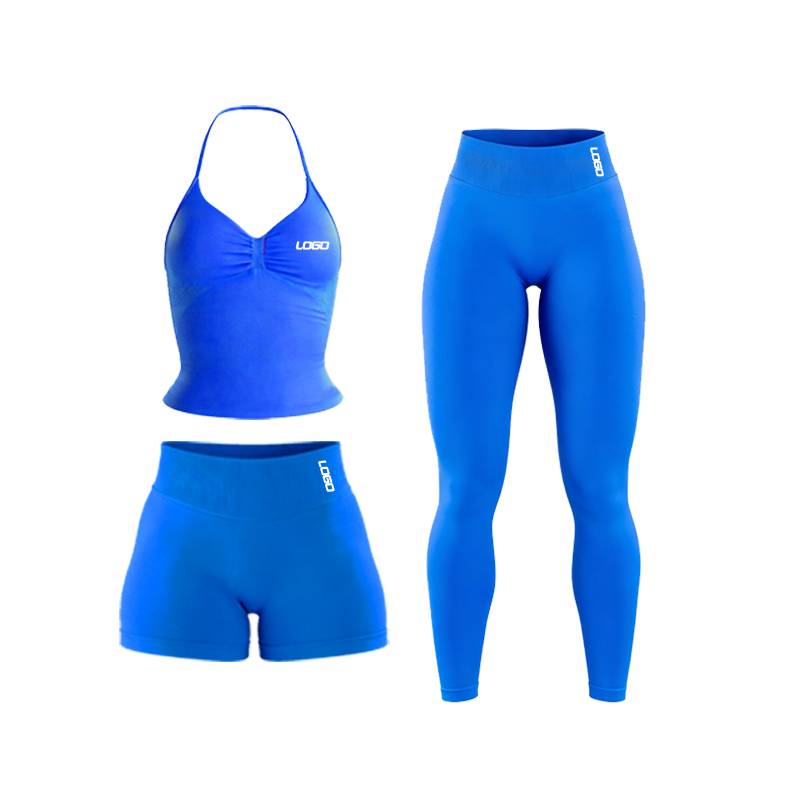 Women's Workout Set Seamless for Shorts Sports Bra Leggings Gym Activewear Fitness Clothes Spandex/Nylon High Waist
