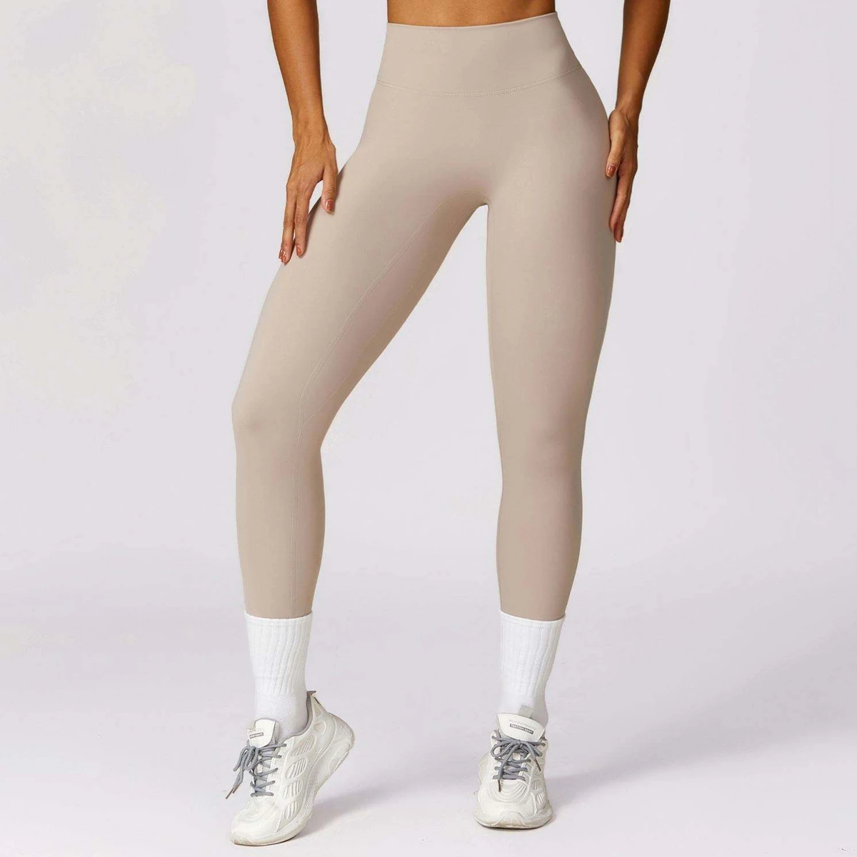 High-waisted Seamless Yoga Leggings, Tummy Control Butt-lifting, 4-way Stretch Quick Dry, Women's Gym Workout Athletic Pants.