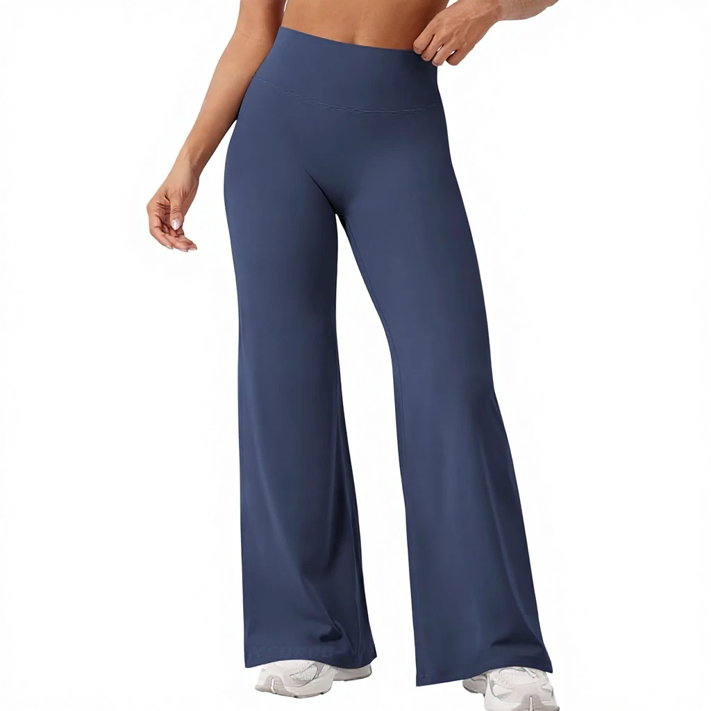 YEOREO Womens Workout Leggings No Front Seam High Waist Spandex/Nylon Wrinkle-Resistant Straight Leggings 29