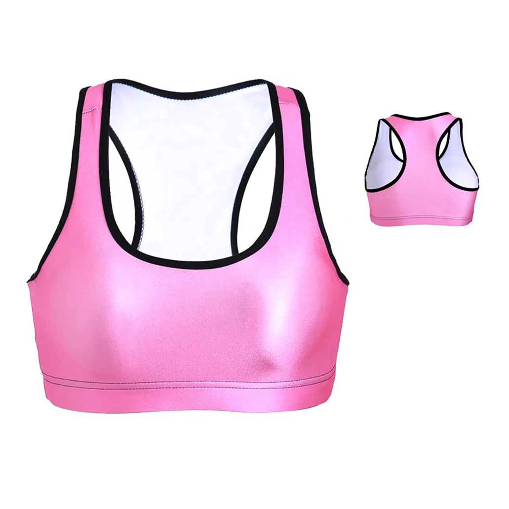 2026 Custom Workout Yoga Sports Bra for Girls High Quality Backless Digital Printing Plus Size Front Lace High Support