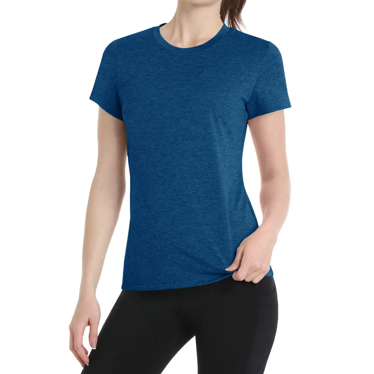 Custom Women Yoga Shirts Plus Size Women's T-shirts Short Sleeves Sportswear T-shirt for Women