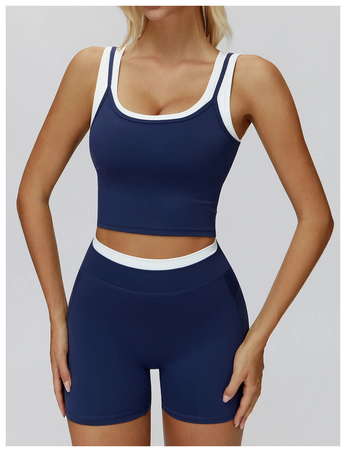 Custom-made Breathable,Solid-colored Nylon SportsBra Women Activewear Sports Top Yoga Yoga Top for Women Activewear