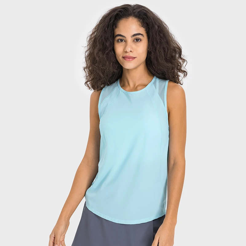 Women's Lightweight Quick Dry Sleeveless Tank Tops Soft Cozy Loose Sports Fitness Vest Yoga Top