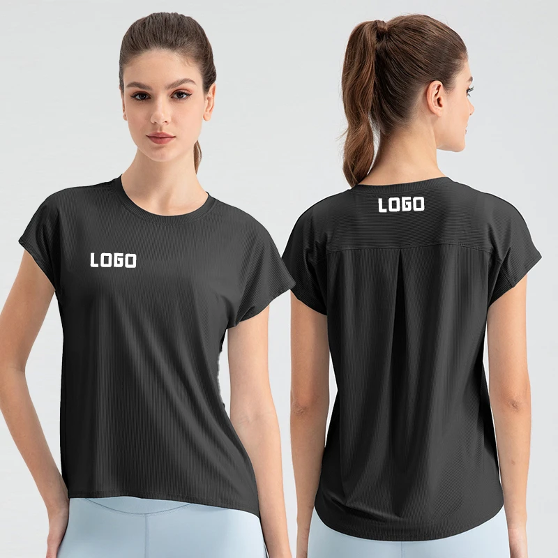 Sports Yoga Workout Loose Quick Dry T-Shirt Women Sportswear Fitness Sport Shirt for Women