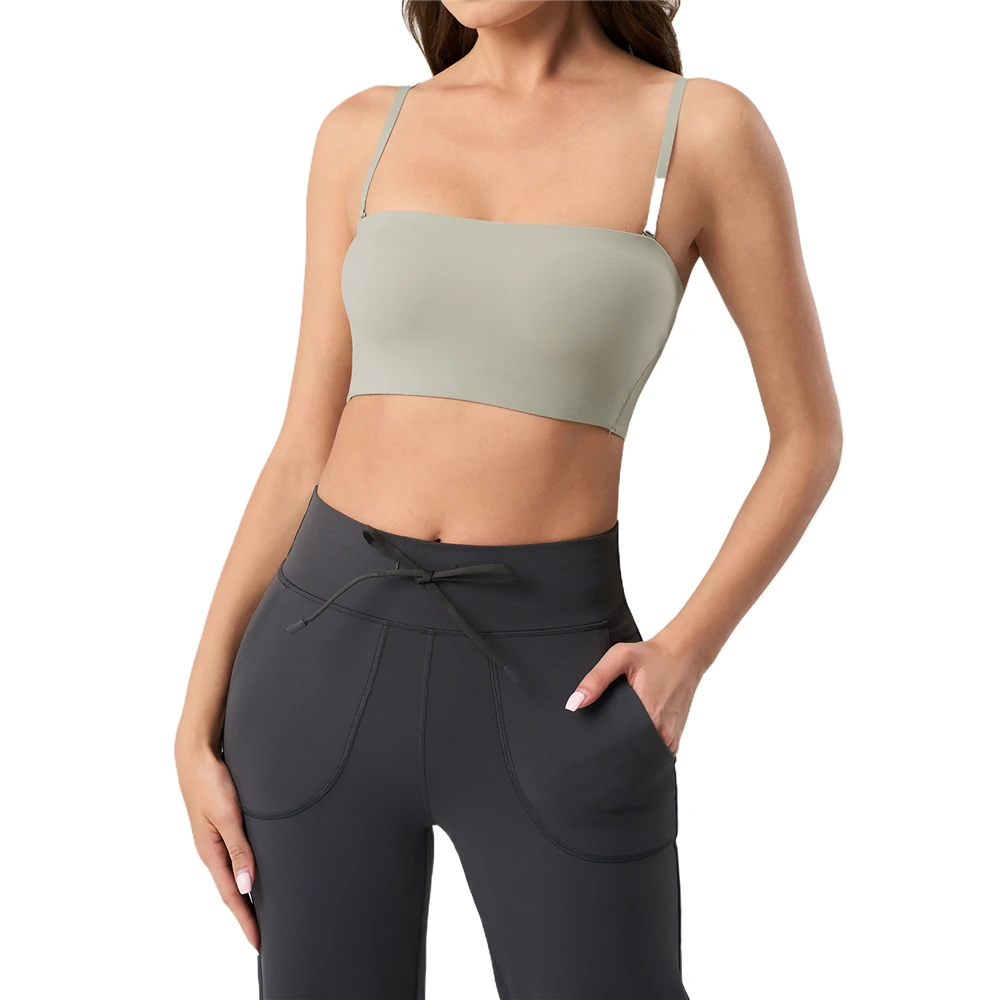 Fashion Custom Sports Bra Running Shockproof Fitness Women Adjustable Shoulder Straps Yoga Bra