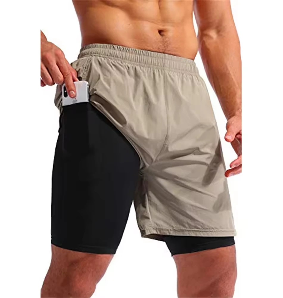 Custom Mens Mesh Shorts Spandex Polyester Activewear Cool Running Casual Shorts Mesh Stretch Summer Cargo Plus Size Men's Shorts