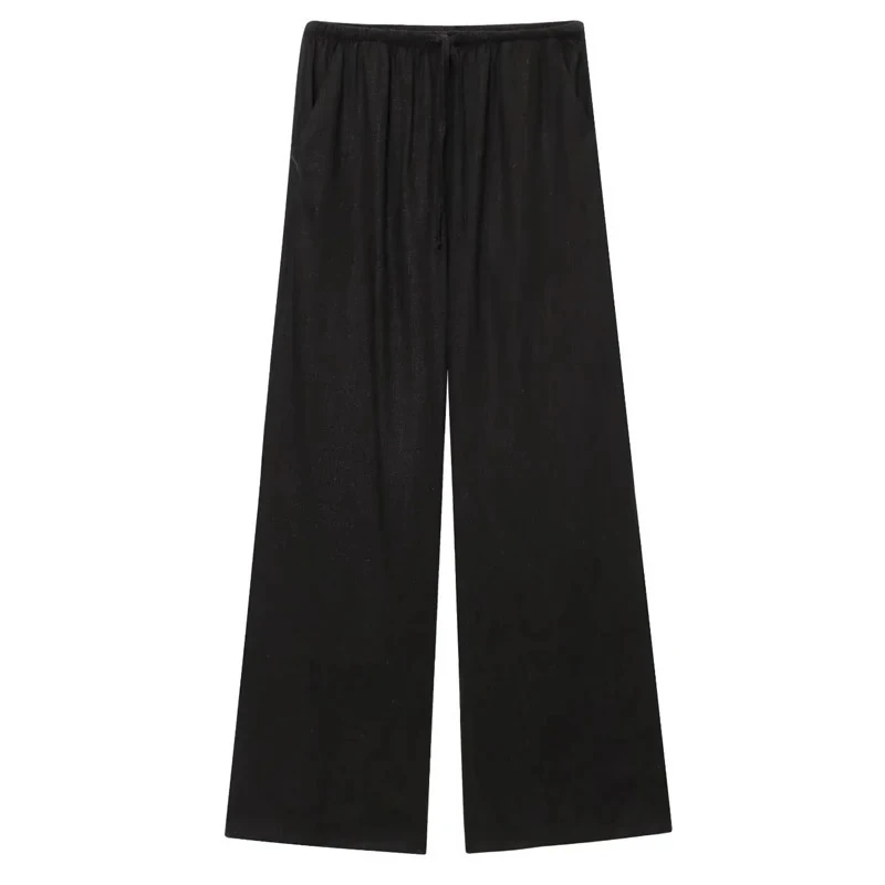 Women's Wide-Leg Sports Pants Fitness Fast Dry High Waisted Yoga Pants Outdoor Recreation Pilates Gym Running Sport Trousers