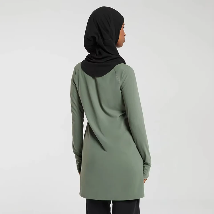 Active Long Sleeve Modest Active Sportswear Top Yoga Sports Activewear Top for Women