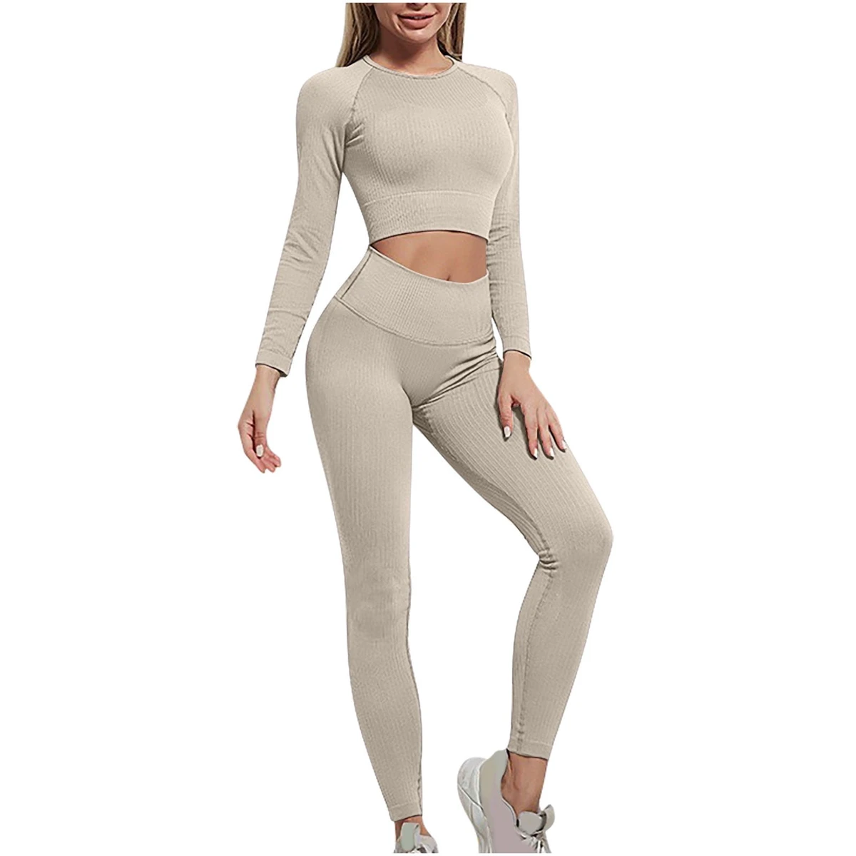 Sports Bra and Leggings Fitness Yoga Set with Sports Bra and High Rise Leggings for Gym Women's Sets
