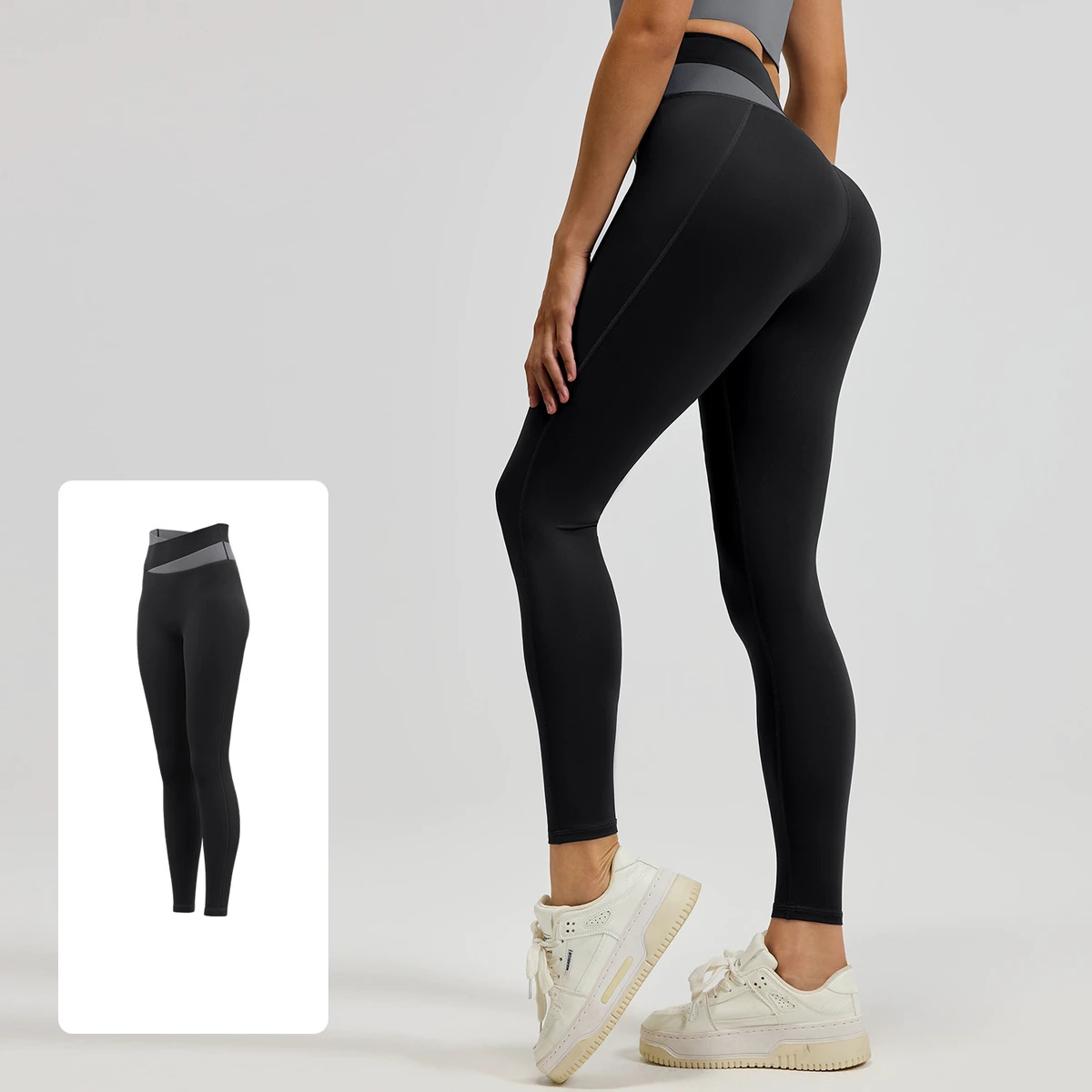 Nude Stitching Yoga Pants High Waist Hip Lifting Fitness Stretch Quick-Drying Fitness Running Women Leggings