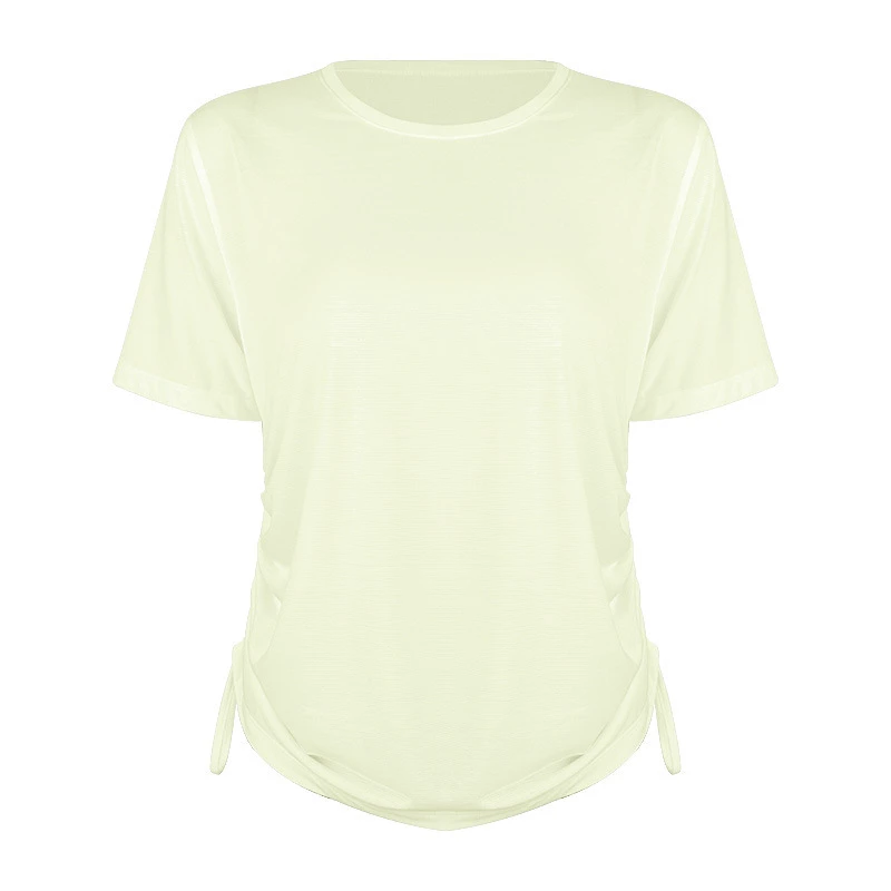 Aoyema Women's Lightweight Quick Dry Yoga Top New Arrival Breathable Loose Short Sleeves for Sports Wear