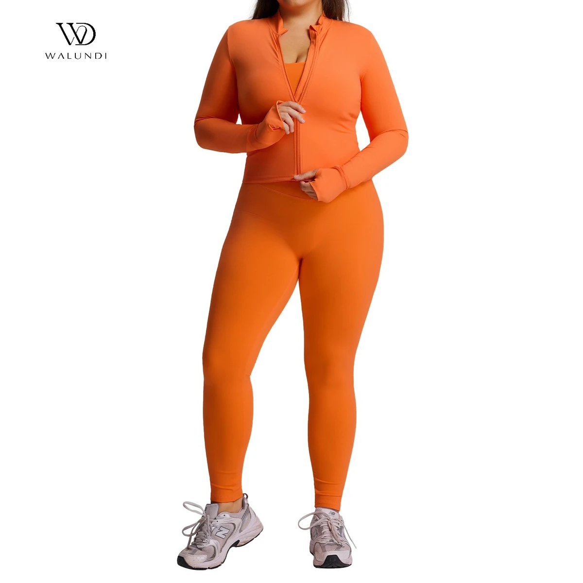 Yoga Set Sports Long Sleeve High Elasticity Quick-drying Three-piece Set Fashion Jacket Shockproof Sports Bra Yoga Pants Set