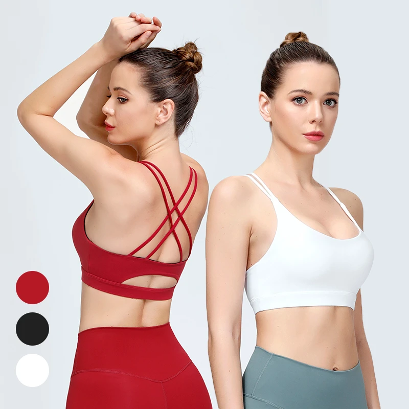 New Fashion Sport Bra Top Fitness Padded Sports Bra Girls Sports Bra