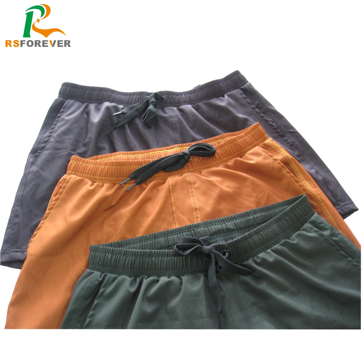 Wholesale Custom Logo Pattern Size Men's Quick Dry Beach Shorts Elastic Waist Drawstring Sports Board Shorts With Mesh Lining