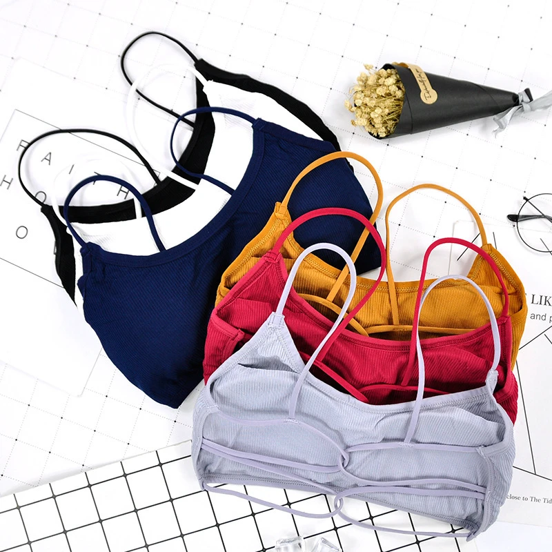 High Quality Yoga Bra Beauty Back Cross Fitness Backless Sports Bra Wholesale