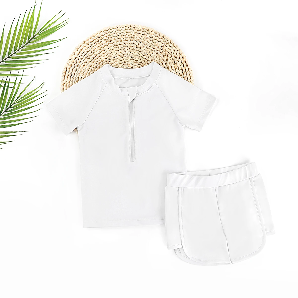 Puresun Low Moq Sports Breathable Children Clothing Sets Wholesale Custom Girls Clothing Sets