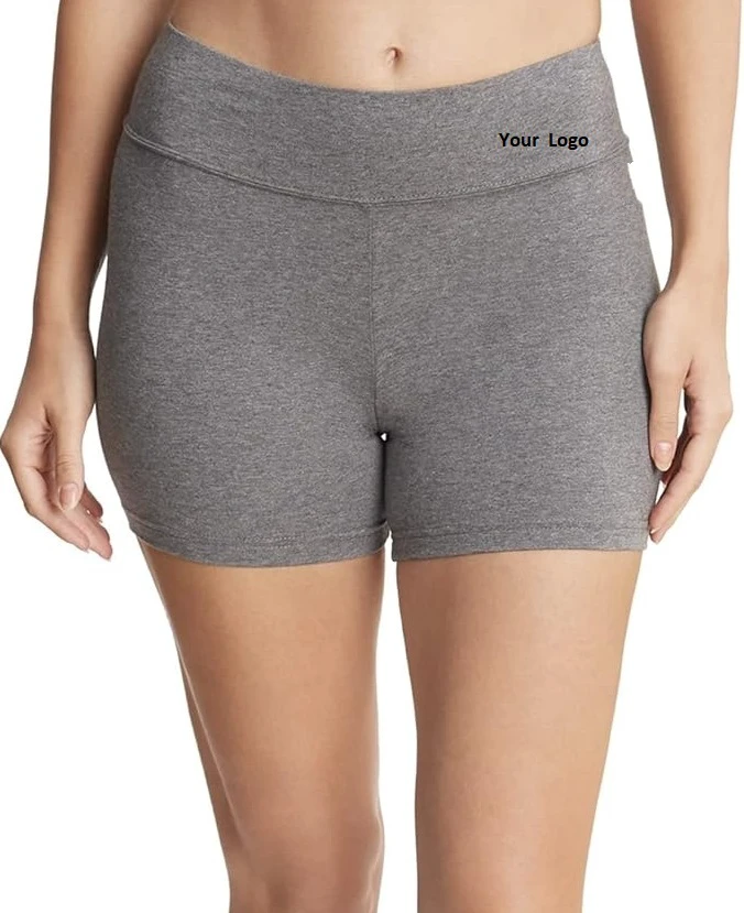 Women Plus Size Shorts Casual Running Fitness Pants High Waist Swim Shorts Swimsuit Bottom Board Shorts 82% Nylon 18% Spandex