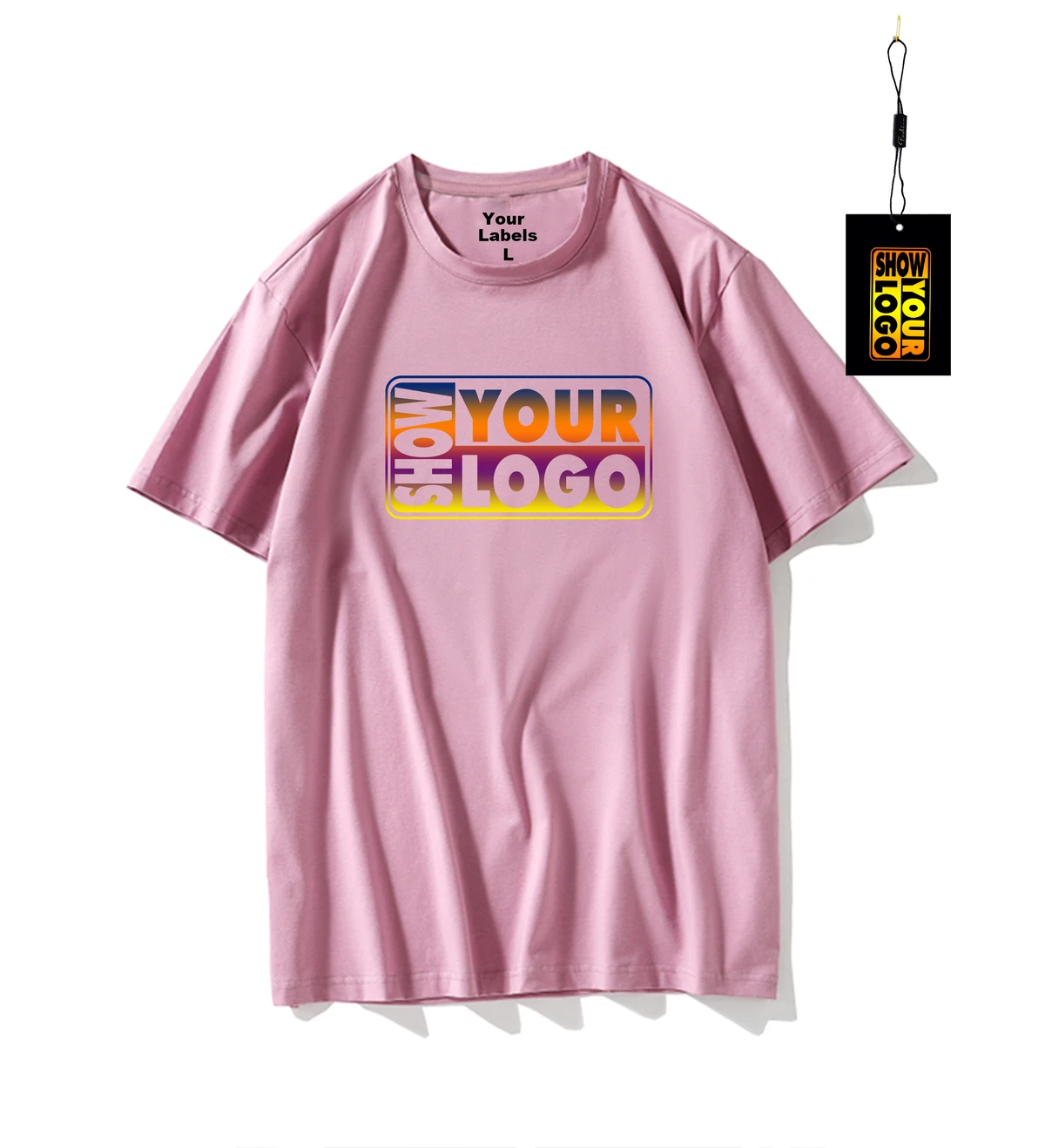 Custom Print MOQ 20pcs Mixed M023 95% Cotton 5% Spandex 180gsm Regular Fit Plus Size Women's T-shirts With Free Labels and Tags