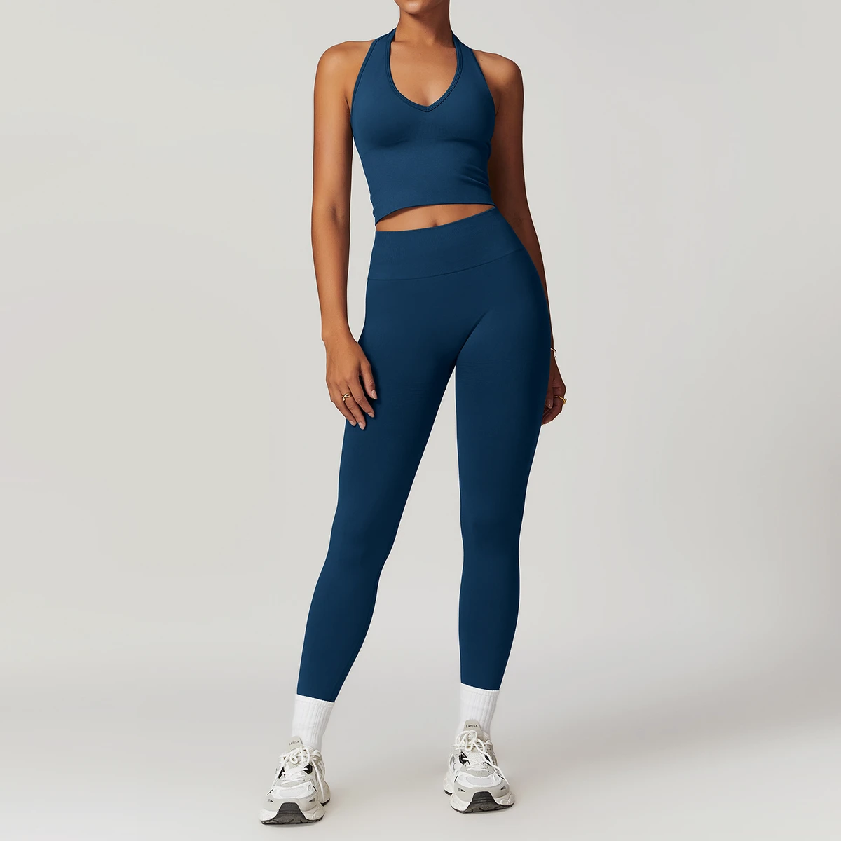 Wholesale High-quality Women's Backless Collar Sports Bra, Gym Exercise Yoga Women's Sports Bra