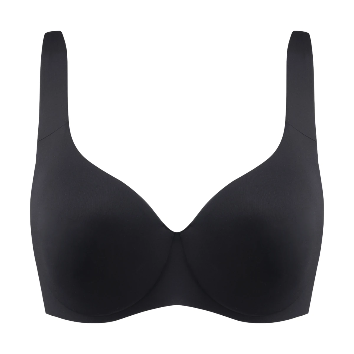 High Quality Women's Full Cup Sports Bra Soft and Seamless with Adjustable Straps Everyday Style Knitted in Solid Pattern