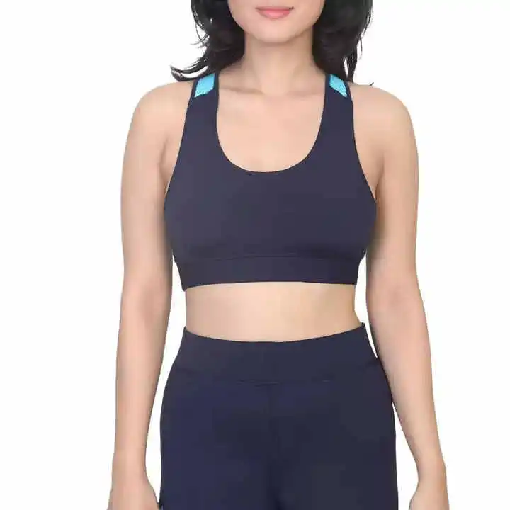Yoga Running Fitness High Support Padded Bra Fitness Workout Sports Bra Women Gym Yoga Running Breathable Athletic Bra