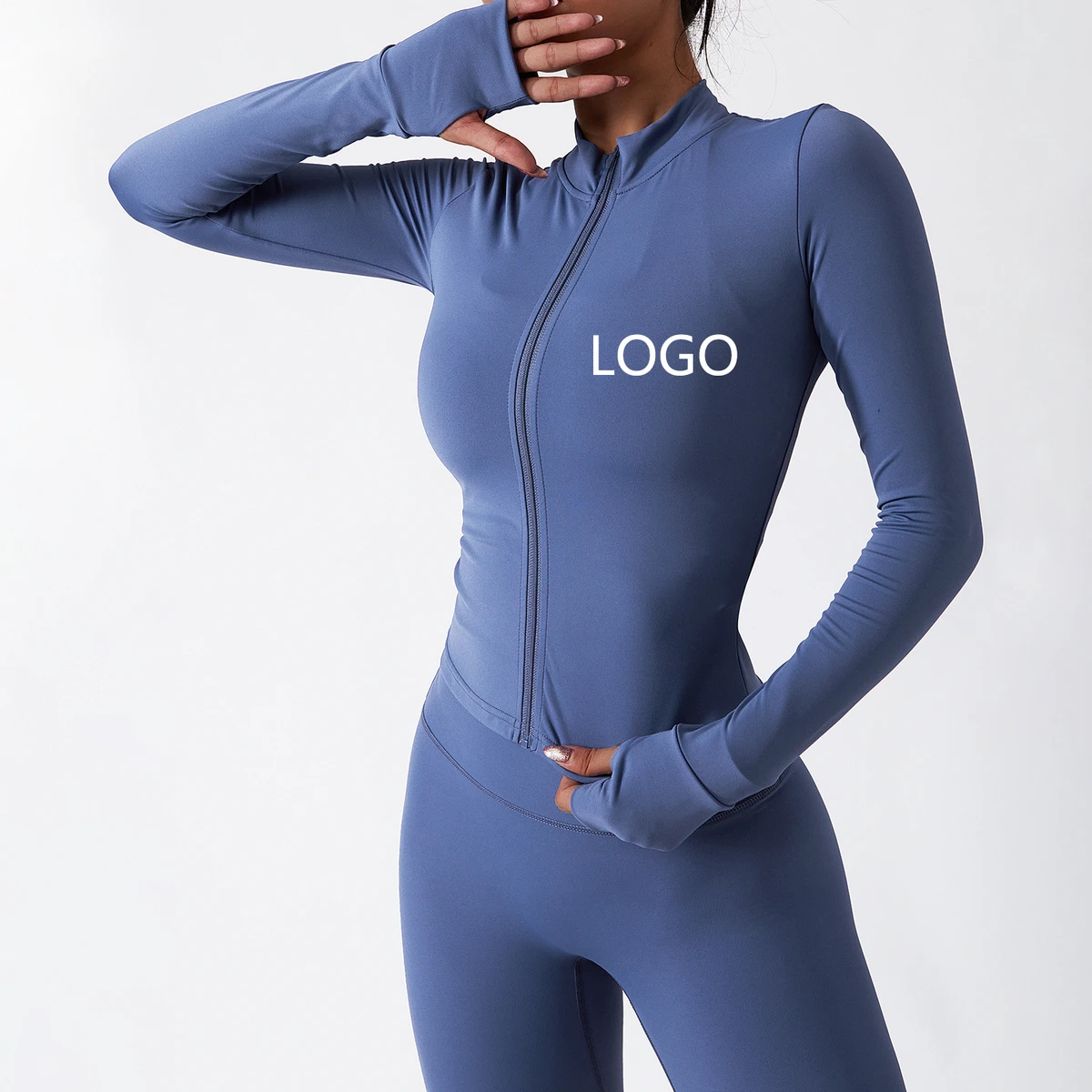 Customized Logo Quick-drying Sports Yoga Wear Workout Clothing Sportswear Gym 3-piece Suit Women's