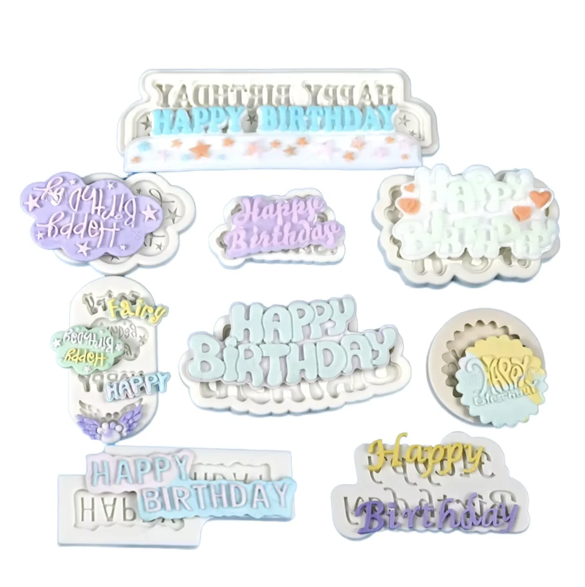 Factory Direct High Quality Utensil Shaped Professional Cake Pans Silicone Baking Mold Shapes for Chocolate Fudge Soap