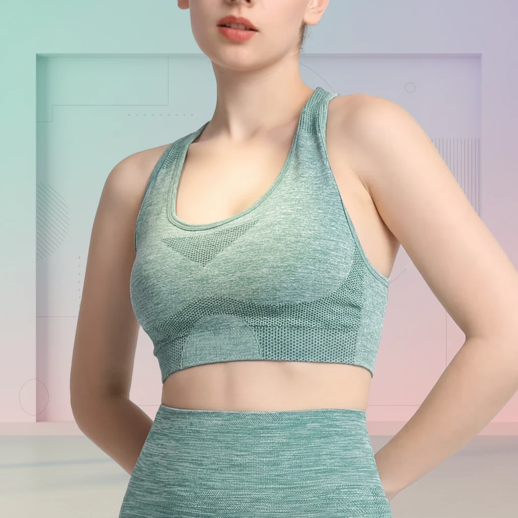 Sports Bra Yoga Bra Women's Seamless Sports Bra High Support High Impact Fitness Sexy Backless Crop