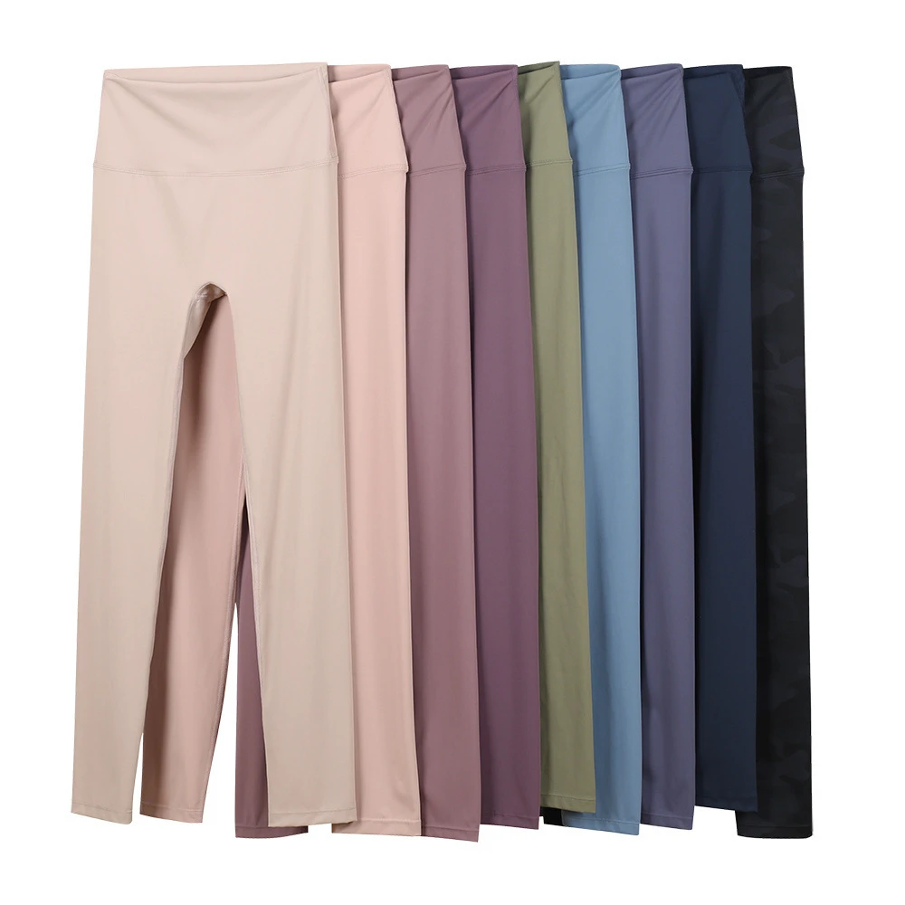 Plus Size High Waist Yoga Pants Women Butt Lifting Nude Feel Seamless Leggings Slimming Fitness Pilates Tights