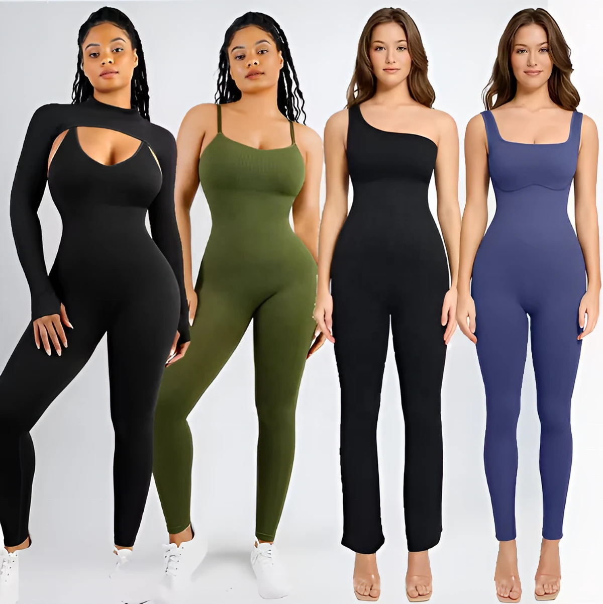 High Quality Women's Yoga Gym Fitness Set Solid Seamless Breathable Quick Dry Long Sleeve Crop Top Leggings New Fashionable