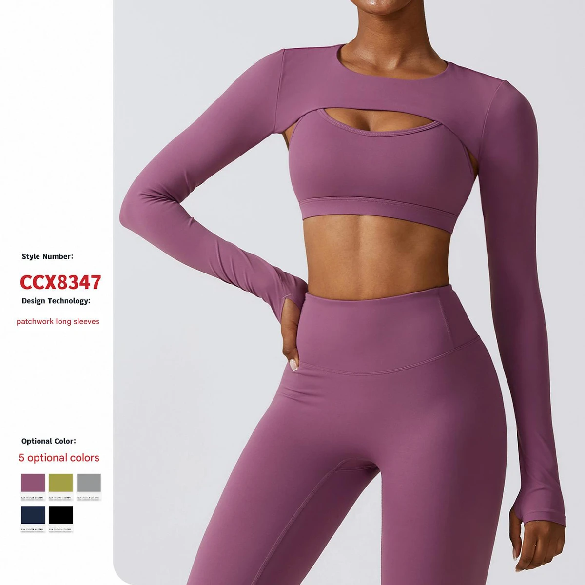 Lanyu Women's Breathable Seamless Yoga Long Sleeve Tops High Stretch Skinny Fit Active Wear
