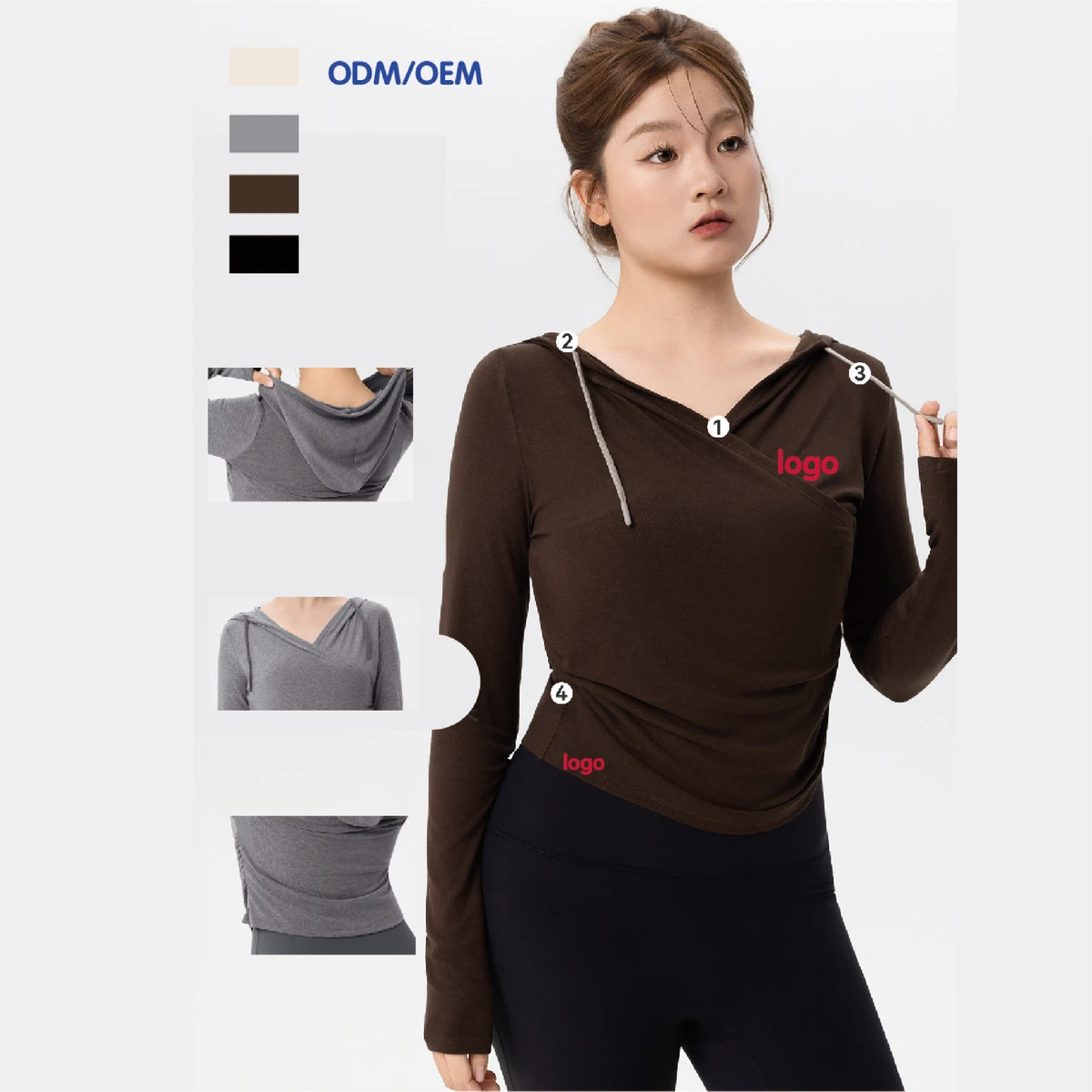 Performance Yoga Top Women High Stretch Flattering Fit Ruched Plus Size Curvy for Yoga and Fitness Factory Yoga Activewe