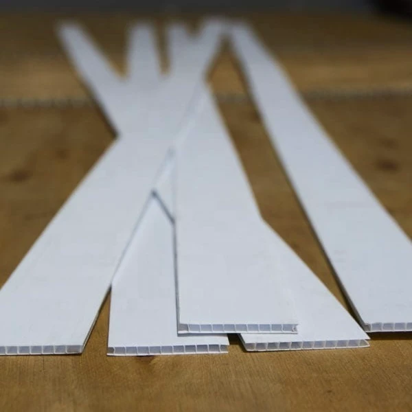 4mm PP Corrugated Corex Plastic Measurements Template Strips Sheets for Marble Granite Countertop Fabrication