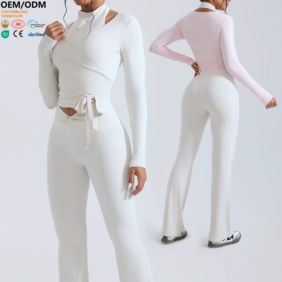 XW-YCX5782 Hot Selling Long Sleeve High Quality Comfortable Quick Dry Elastic Outdoor Fitness Yoga Breathable Women's Sports Top