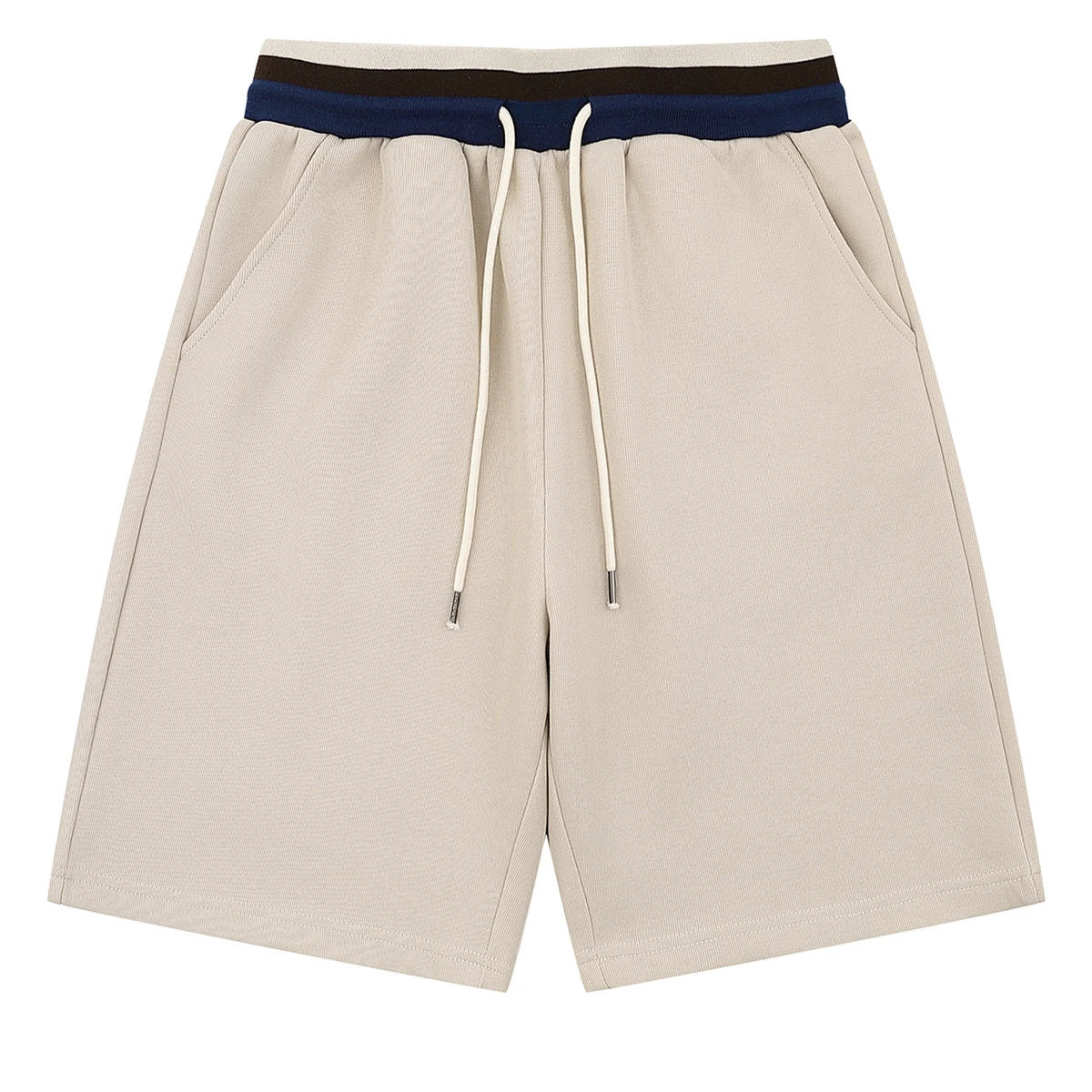Custom Drawstring Waist Shorts Plus Size Men's Shorts Summer Patchwork Elastic Waist Baseball Shorts