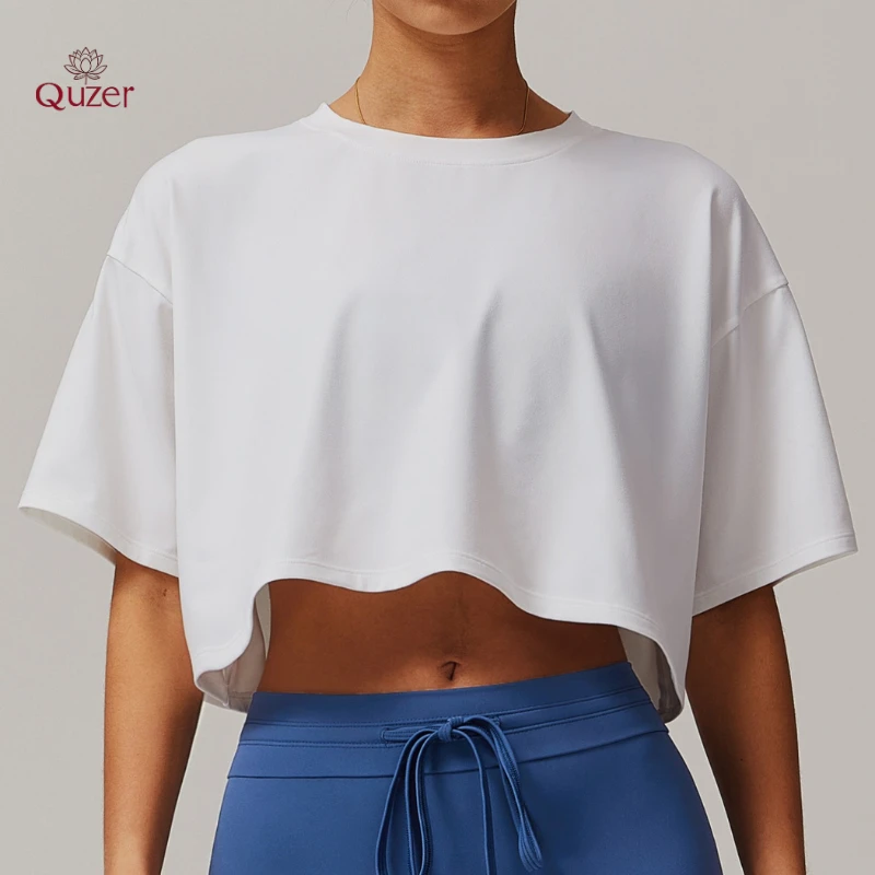 Hot Sale Custom Short Sleeve Shirt Women's Blouses Oversized T-shirt Women's Sportswear Apparel Stock