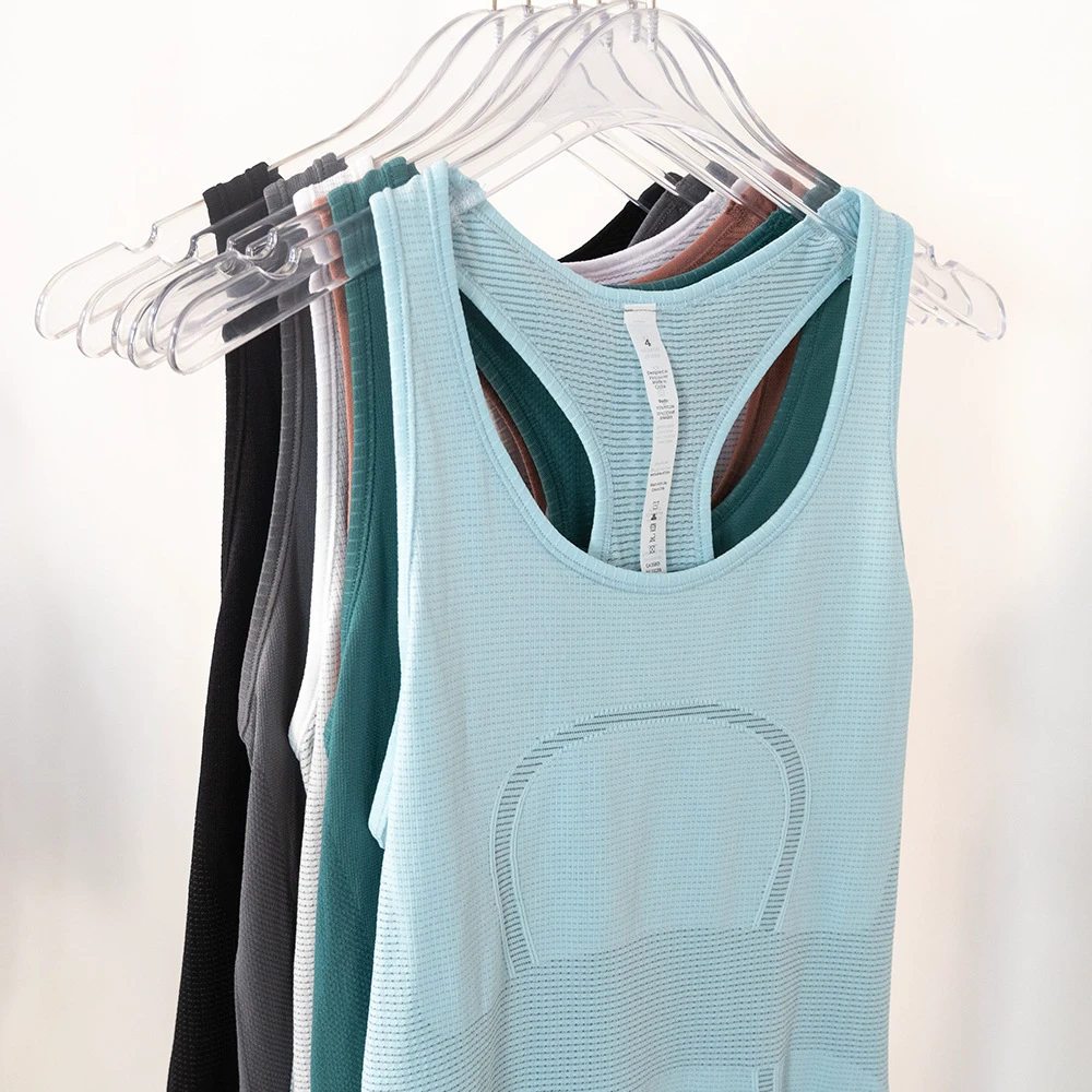 Sportswear Summer Fashion Racer Back Spandex Custom Logo Fit Activewear Workout Tech Yoga Tank Top for Woman