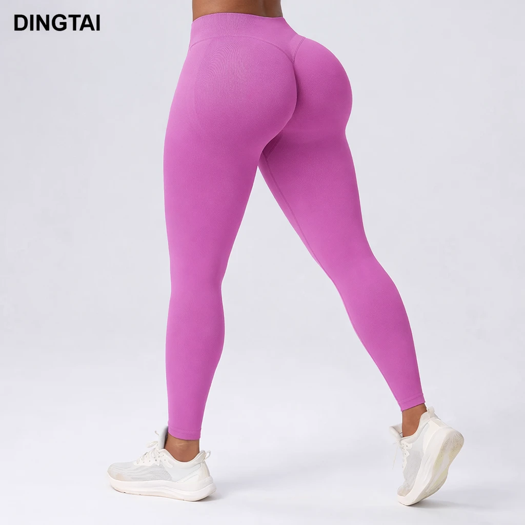 Seamless Tummy Control Push up Scrunch Butt Sports Leggings Pants Quick Dry Gym Training Workout Yoga Leggings for Women