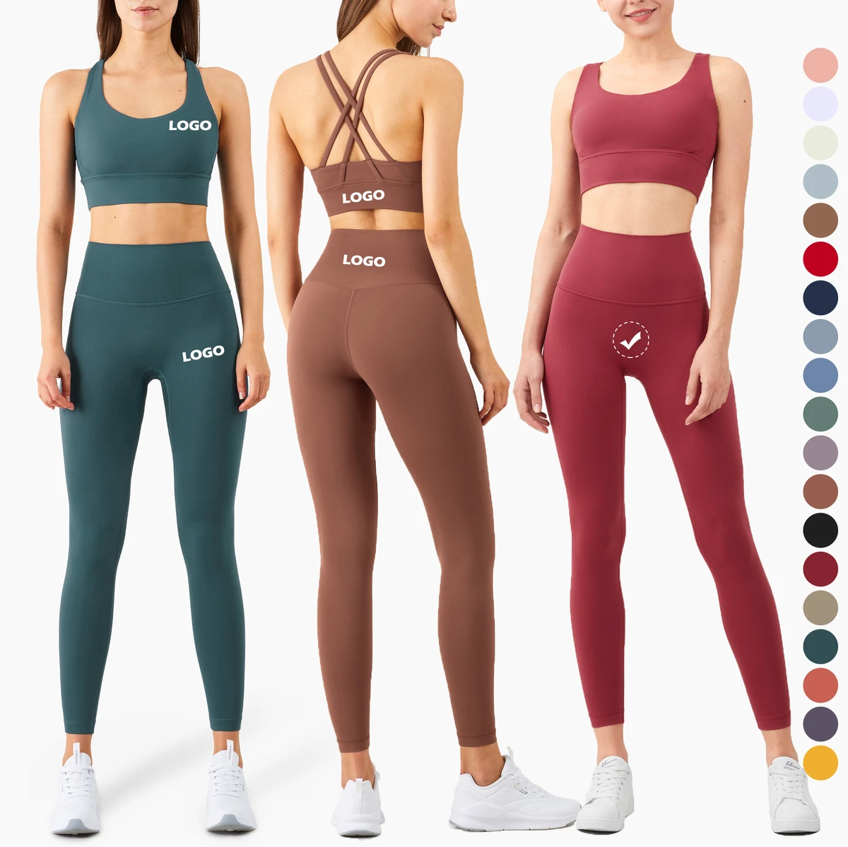 2 Piece Pants Set Ladies Sweat Suits Two Piece Yoga Set Women Yoga Suit Sport Wear