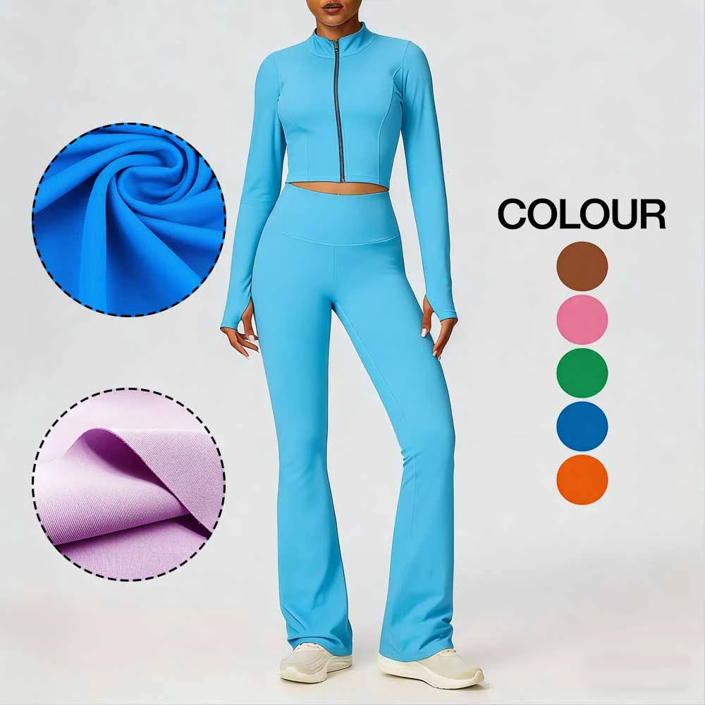 Yoga Gear Gym Set Sportswear Multi Functional Custom Seamless Outdoor Home Pilates Women Ropa Deportiva De Mujer Logo